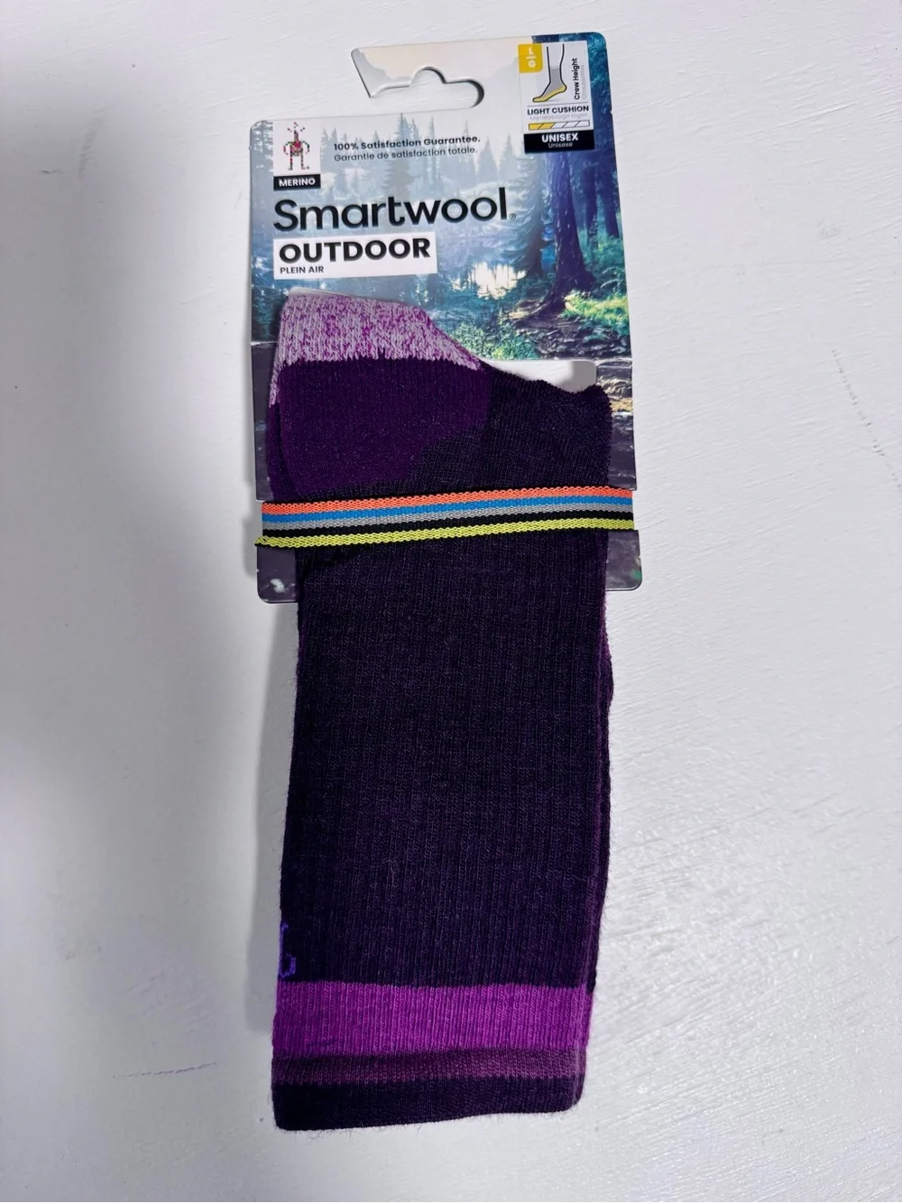 SMARTWOOL Unisex Purple Crew Socks